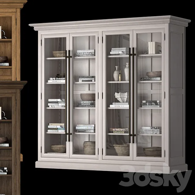 Wide cabinet 20TH C 3DS Max Model