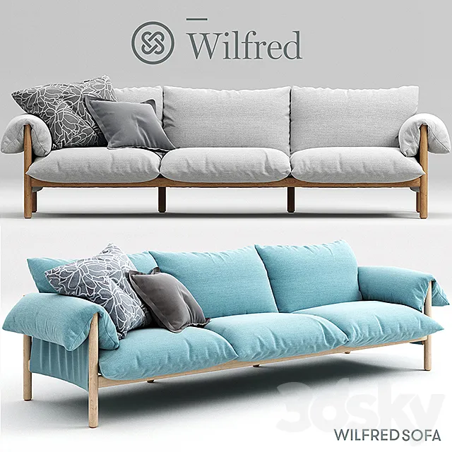 Wilfred. sofa 3DSMax File