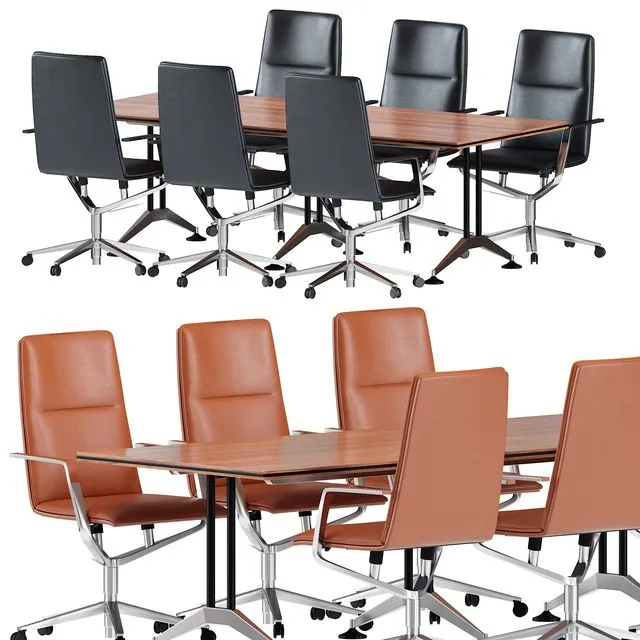 Wilkhahn logon table & sola chair 3dsMax Model