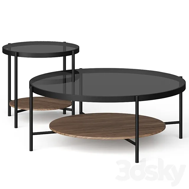 Williams-Sonoma West Elm Rockville Coffee Table 3DS Max Model