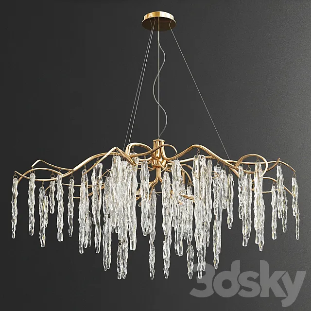 Willow chandelier 3DSMax File