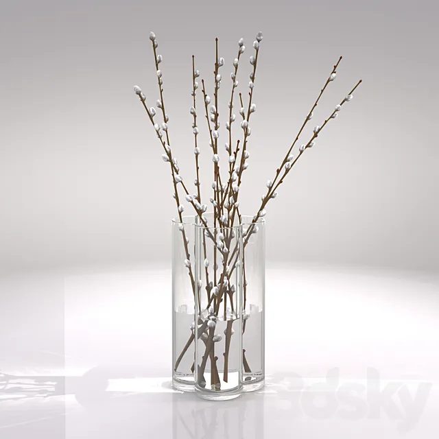 Willow vase 3DS Max Model