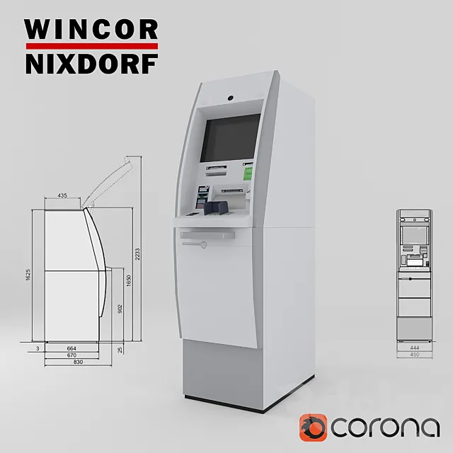 Wincor cineo c4040 3DS Max Model