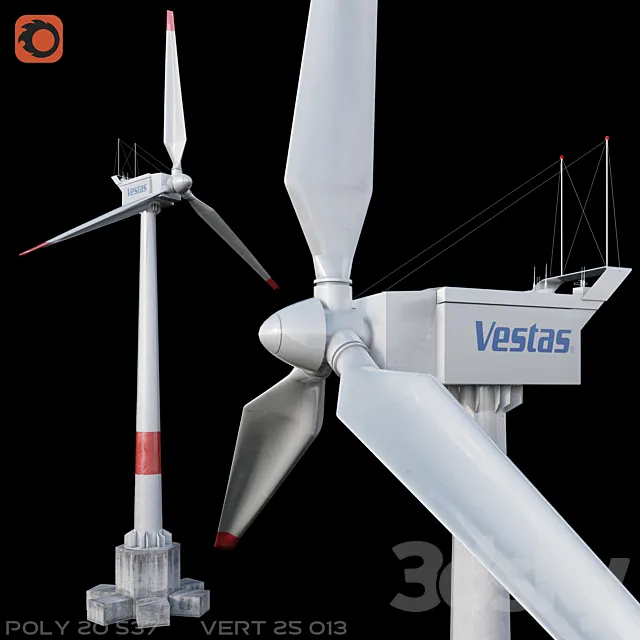 Wind generator 3DSMax File