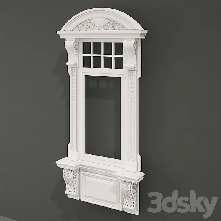 Window assembly type 2 3DS Max