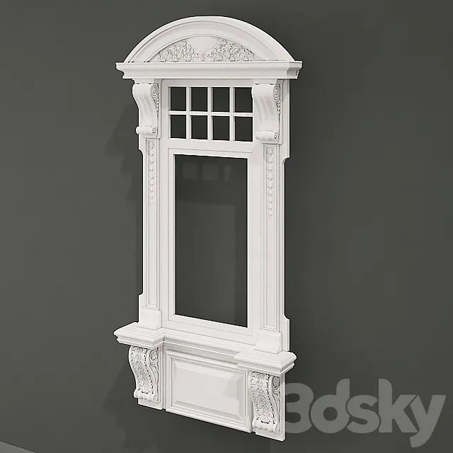Window assembly type 2 3DSMax File
