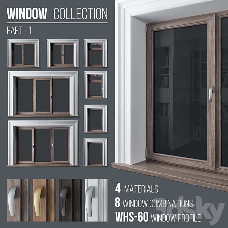 Window Collection Part 1 3DS Max