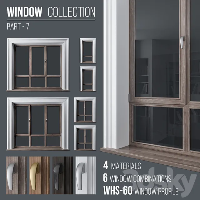 Window Collection Part 7 3DS Max Model