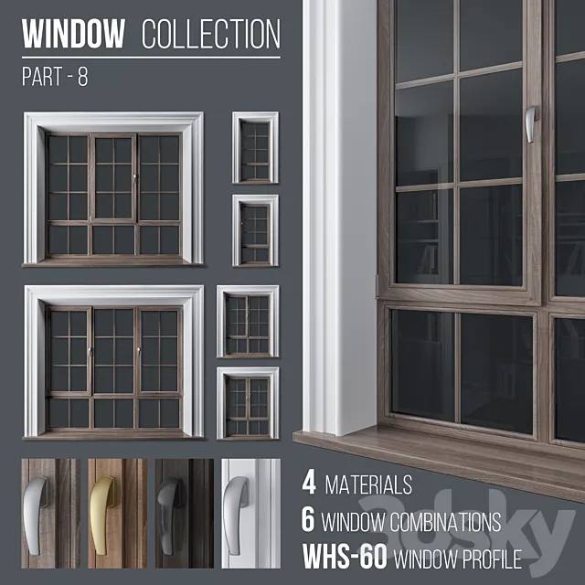 Window Collection Part 8 3DS Max Model