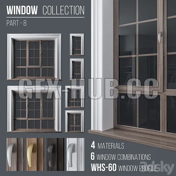 Window Collection Part 8 3dsMax Model