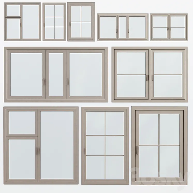 Window Collections No. 7 3DS Max