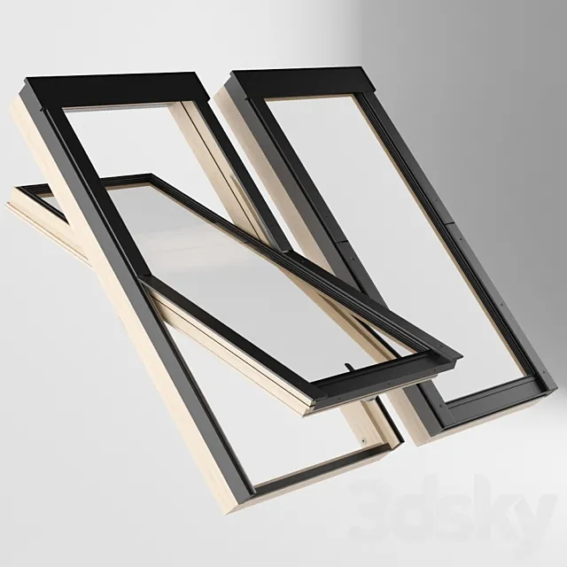 Window for roofs 3DSMax File