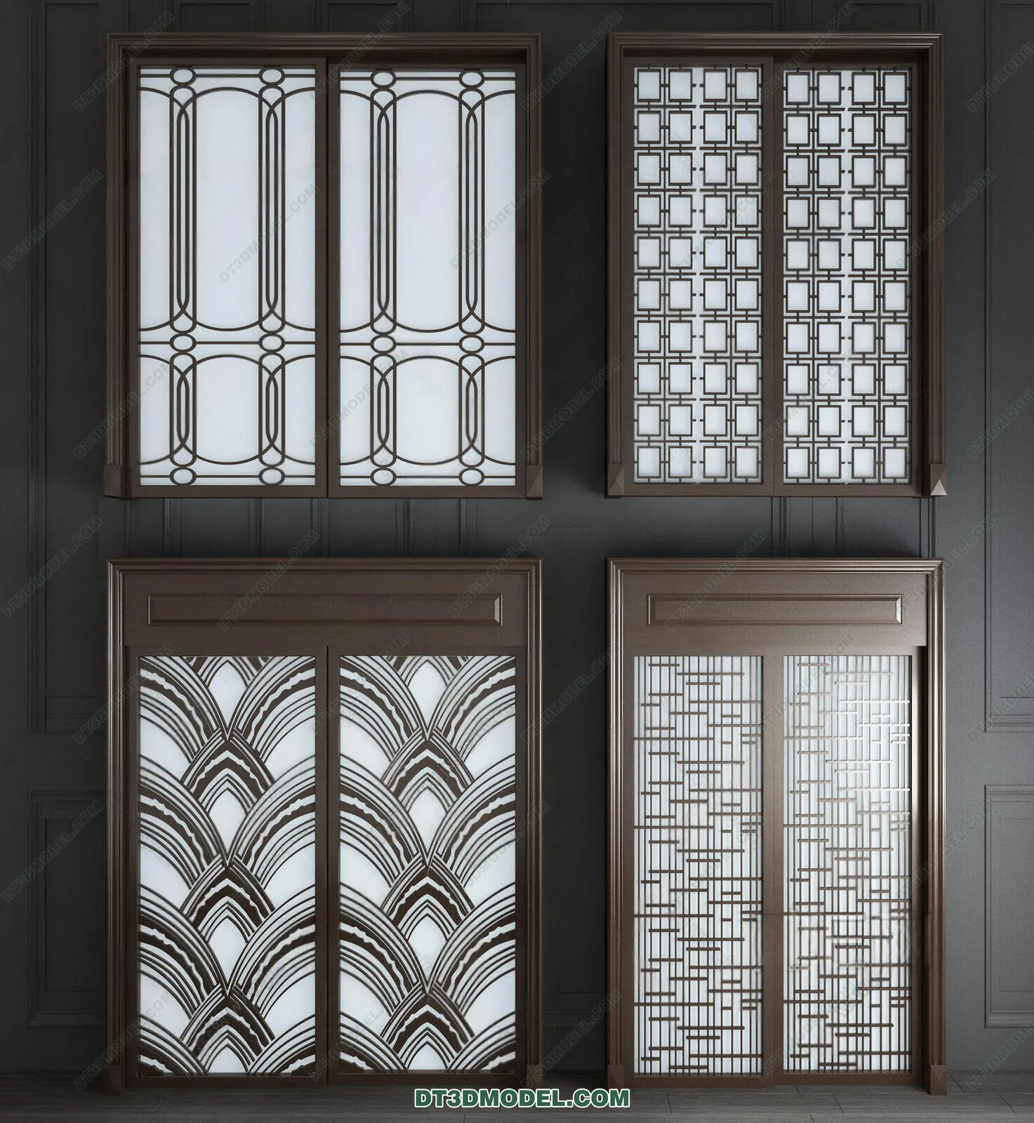 Windows 3D Blocks – 3D Model – 003 – VRAY
