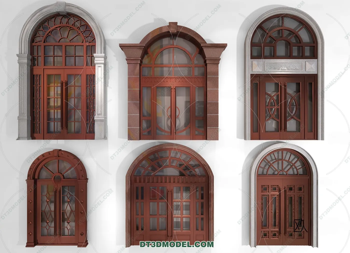 Windows 3D Blocks – 3D Model – 004 – VRAY