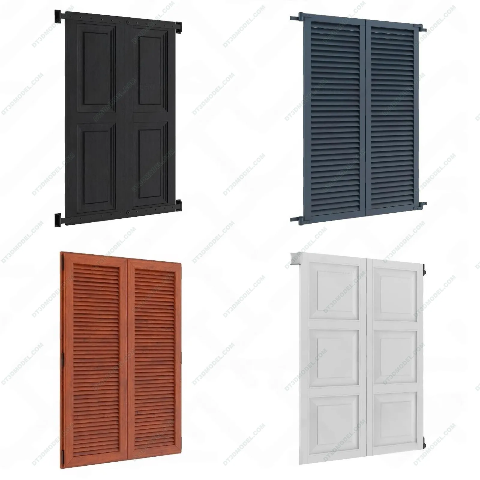 Windows 3D Blocks – 3D Model – 009 – VRAY