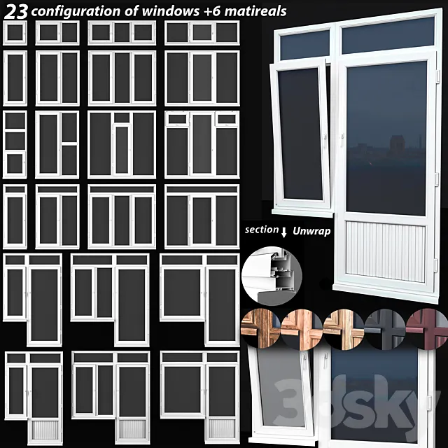 windows01 3DS Max Model