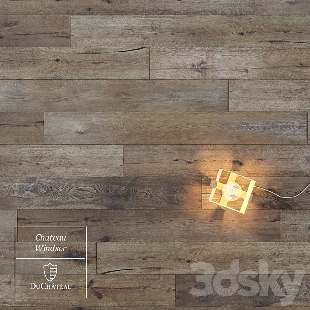 Windsor Chateau wooden floor by DuChateau 3DSMax File
