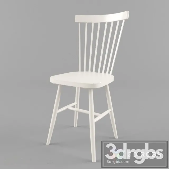Windsor Dining White Chair 3dsmax Download