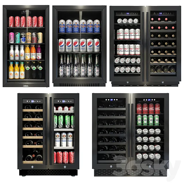 Wine and Beverage Refrigerators 3DSMax File
