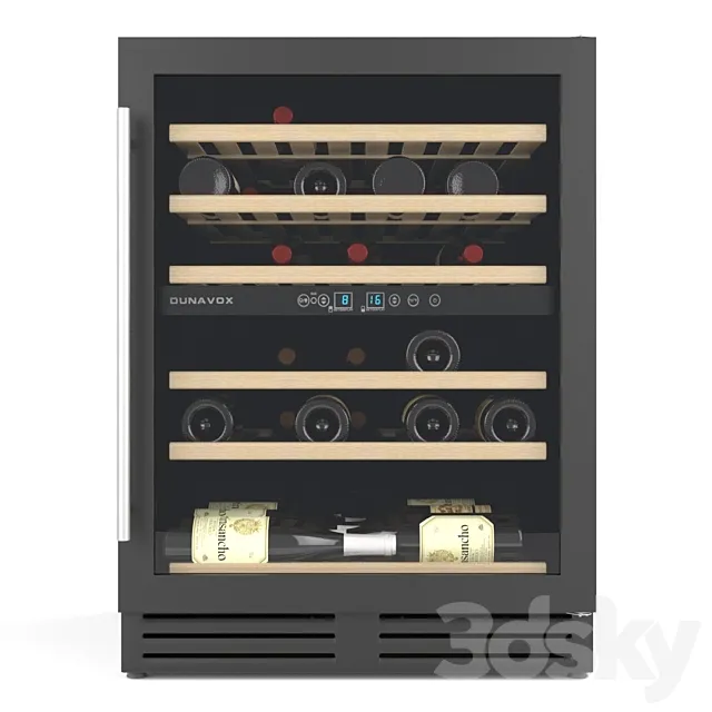 Wine cabinet Dunavox DX51 3ds Max