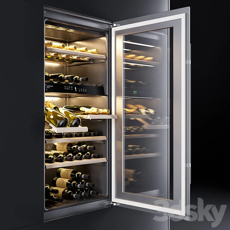 Wine Cabinet Liebherr WTEES 2053 3DS Max