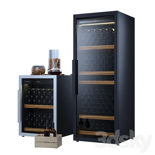 Wine cooler 3DS Max Model