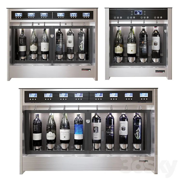 Wine Dispensers 3DS Max Model