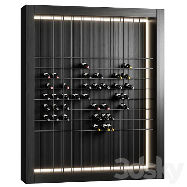 Wine rack 3ds Max