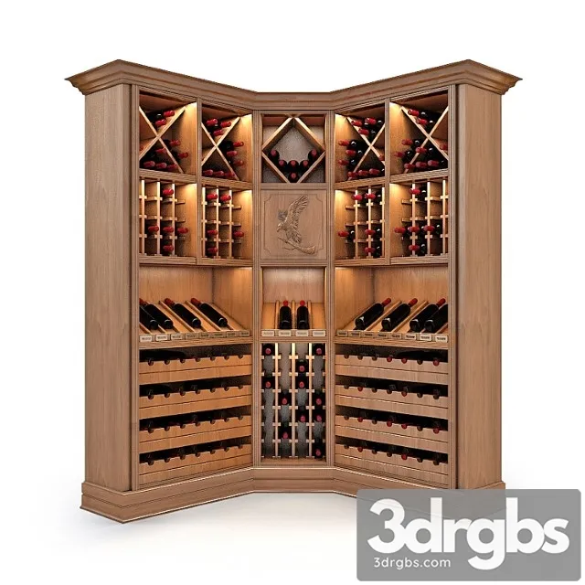 Wine Rack Storage Wine Corner 233 3dsmax Download