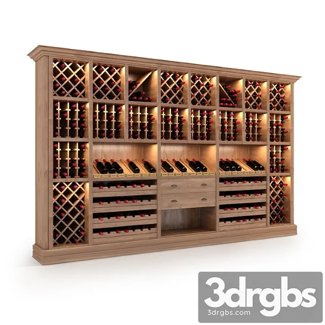 Wine Rack Storage Wine Stand 3dsmax Download