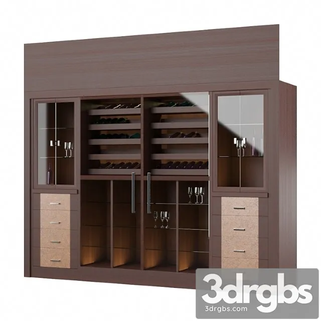 Wine tasting cabinet 3dsmax Download