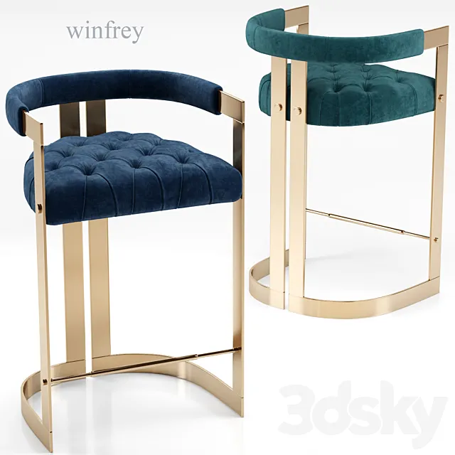 Winfrey bar chair – Ottiu 3DSMax File