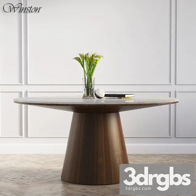Winston dining table sandro 2 3dsmax Download
