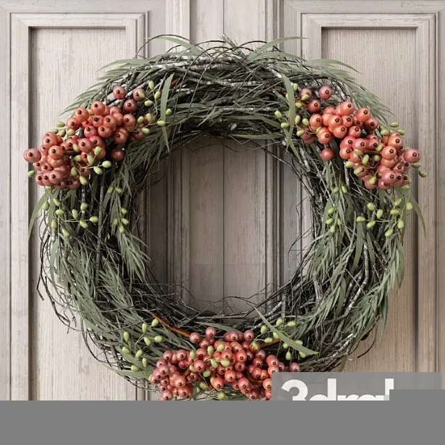 Winter Wreath 3dsmax Download