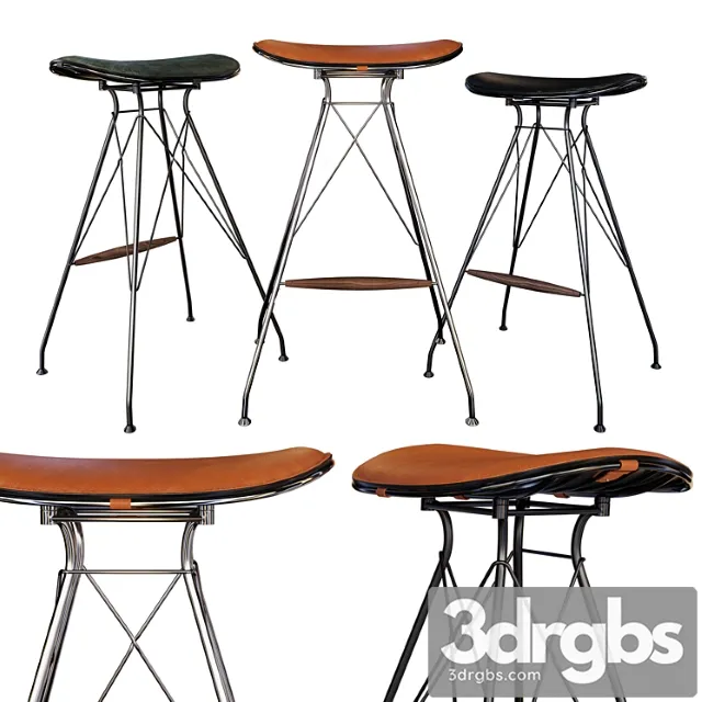 Wire bar stool by overgaard & dyrman 2 3dsmax Download