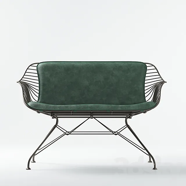 wire lounge sofa 3ds Max