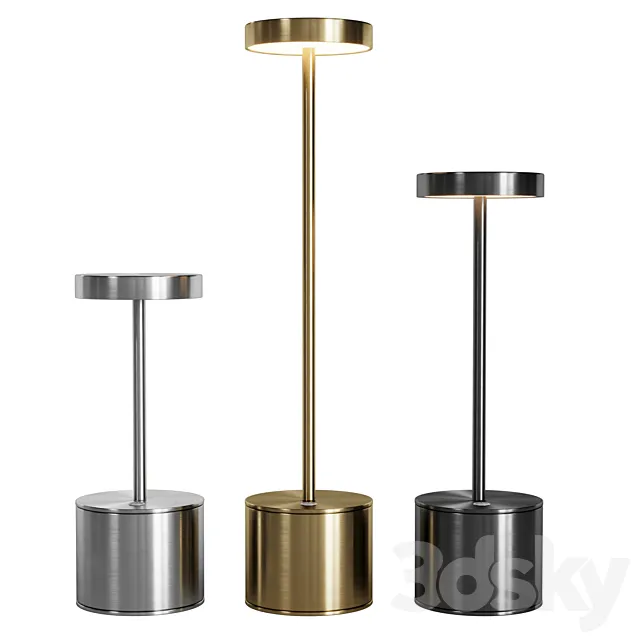 Wireless lamps for bars and restaurants 02 GX05 3ds Max