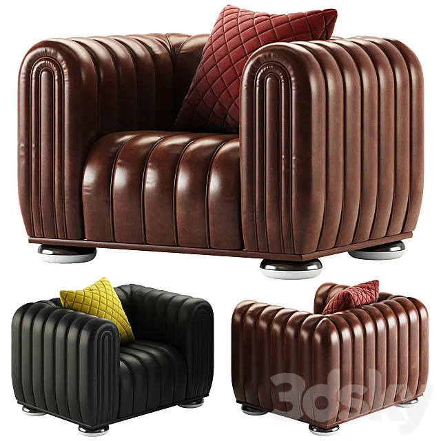 WITTMANN _ CLUB 1910 Armchair 3DSMax File