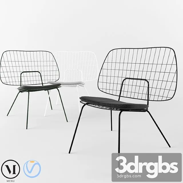 Wm string lounge chair – menu 2 3dsmax Download
