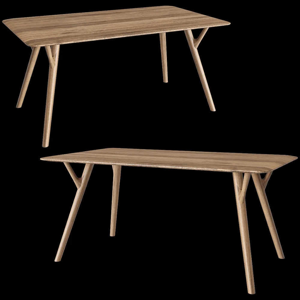 Woak – Dining table Organic 3ds Max