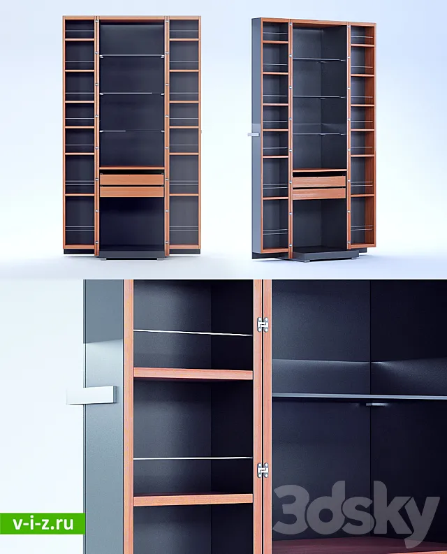 Wogg model 8 wardrobe Designer: Hans Eichenberger 3DS Max Model