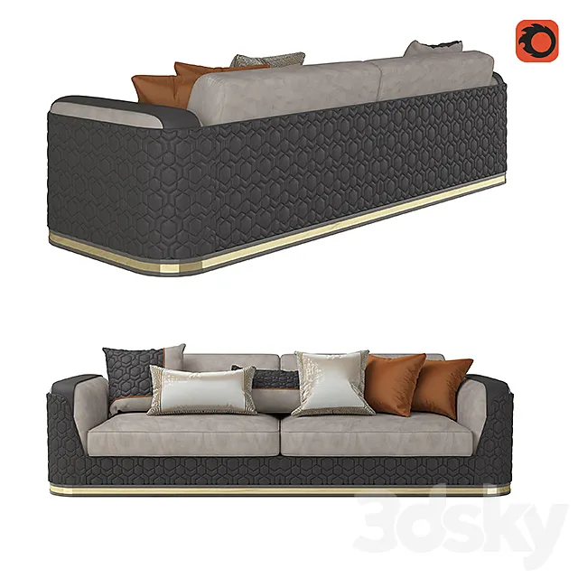 Woiss Mobili Artur Sofa 3DSMax File