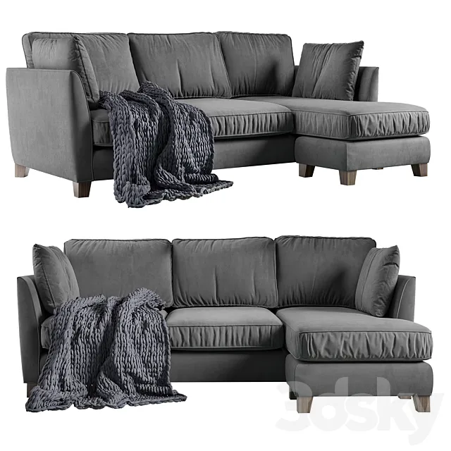 Wolseley corner large sofa 3ds Max