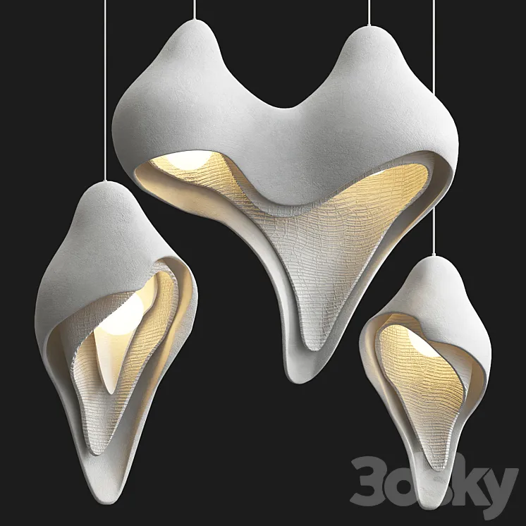 Womb Pendant Lamps 3DS Max