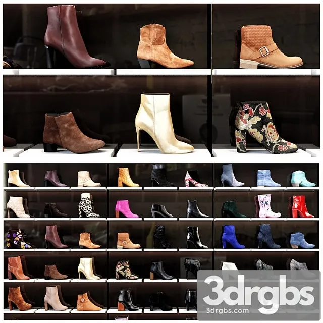 Women shoes shop 3dsmax Download
