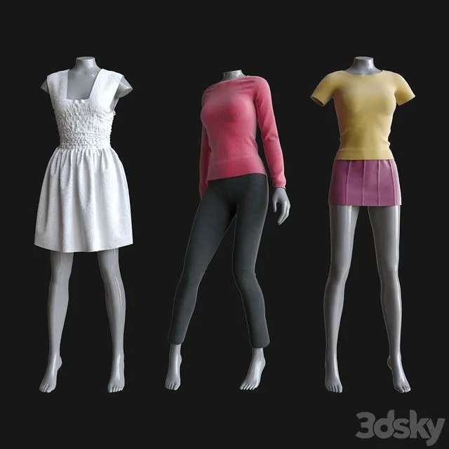 Women’s clothing №2 3dsMax Model