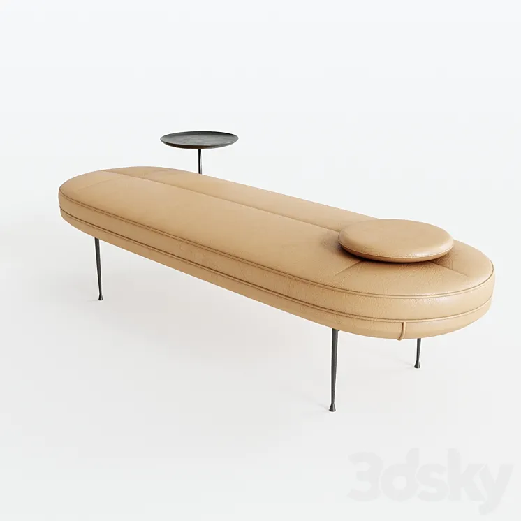 WON Canoe Daybed 3DS Max