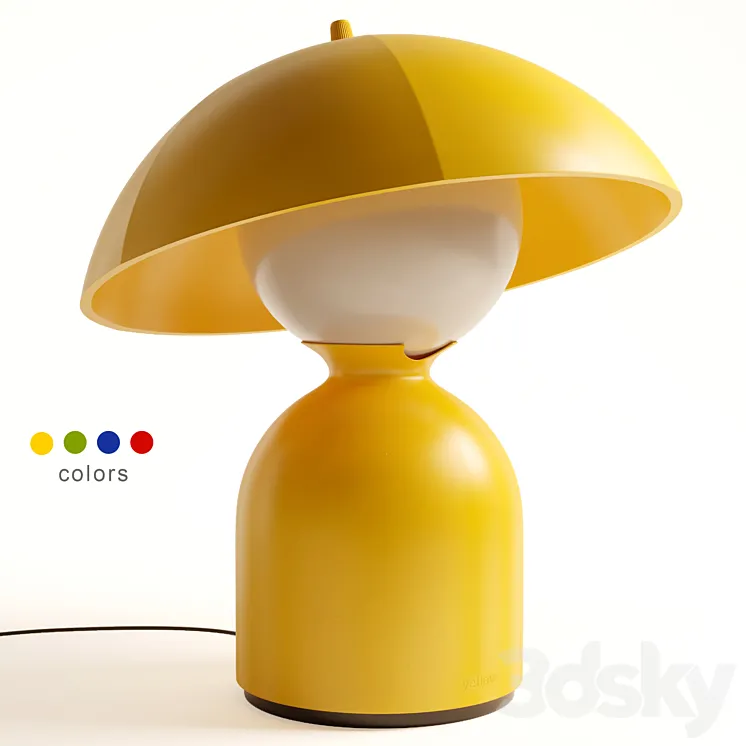 Woo-bi desk lamp by Jaekyoung Oh 3DS Max Model