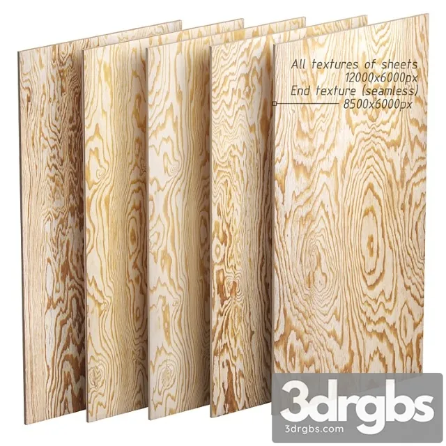Wood 6 A set of sheets of plywood v2. 5 items 3dsmax Download