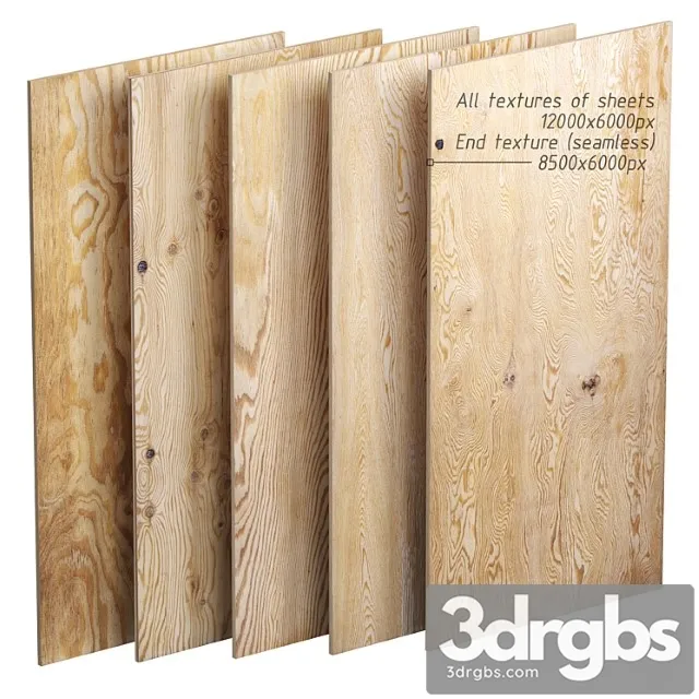 Wood  82 Set of plywood sheets. 5 items 3dsmax Download